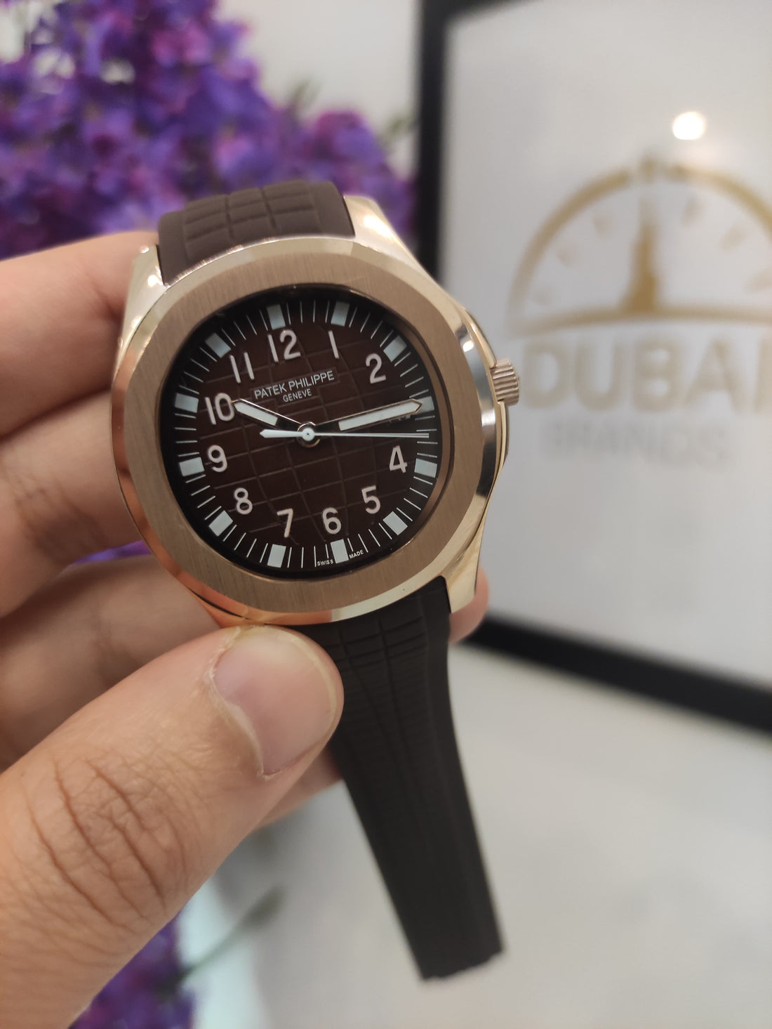 Patek Philippe Aquanaut 41 mm Rose Gold Brown Dial