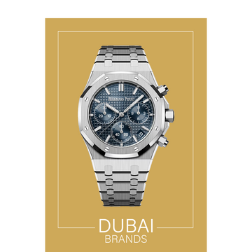 ساعة أوديمار بيجيه رويال أوك كرونوغراف ذاتية التعبئة بمينا زرقاء