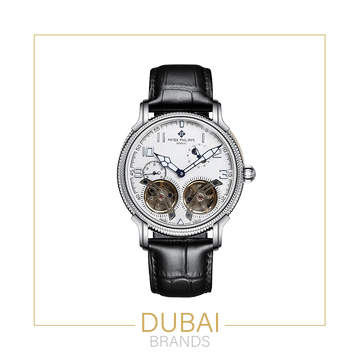 Patek Philippe Grand Complications Double Tourbillon – White Dial – Leather Strap – Automatic