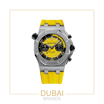 Audemars Piguet Royal Oak Offshore Diver Chronograph – Yellow Dial – Quartz