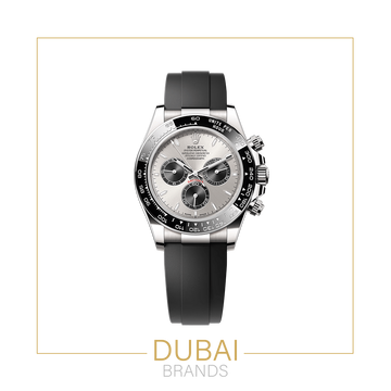 Rolex Daytona 44 mm Silver Dial Silver Oysterflex