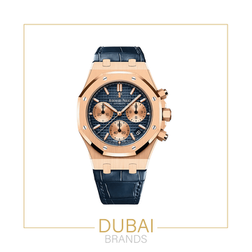 Audemars Piguet Royal Oak Chronograph – Rose Gold – Blue Dial – Quartz