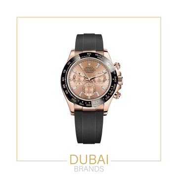 Rolex Daytona 40 mm Full Sundust Dial Rose Gold Oysterflex