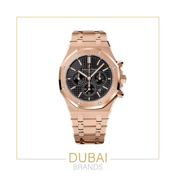 Audemars Piguet Royal Oak Chronograph – Rose Gold – Black Dial – Quartz