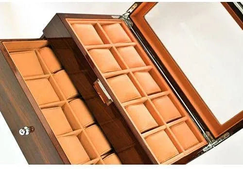 Two-Level Watch Storage Box – Holds up to 20 Watches