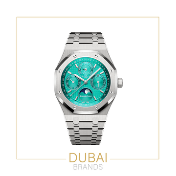 Audemars Piguet Royal Oak – Turquoise Blue Dial – Perpetual Calendar – Quartz