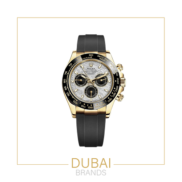 Rolex Daytona 44mm Meteorite Dial Yellow Gold Oysterflex