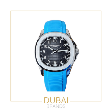 Patek Philippe Aquanaut – Black Dial – Blue Rubber Strap – Automatic