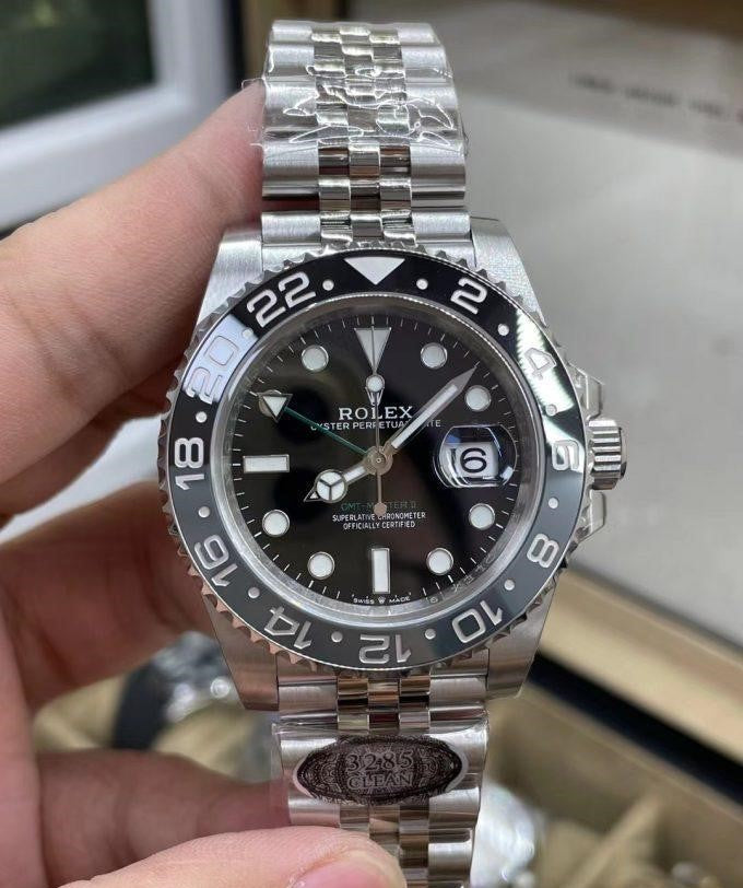 Super Clone GMT-Master II 40 mm Black & Gray