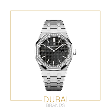 Audemars Piguet Royal Oak – Diamond Bezel with Black Dial