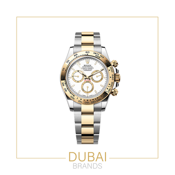 Rolex Cosmograph Daytona Gold Stick White Dial 40m