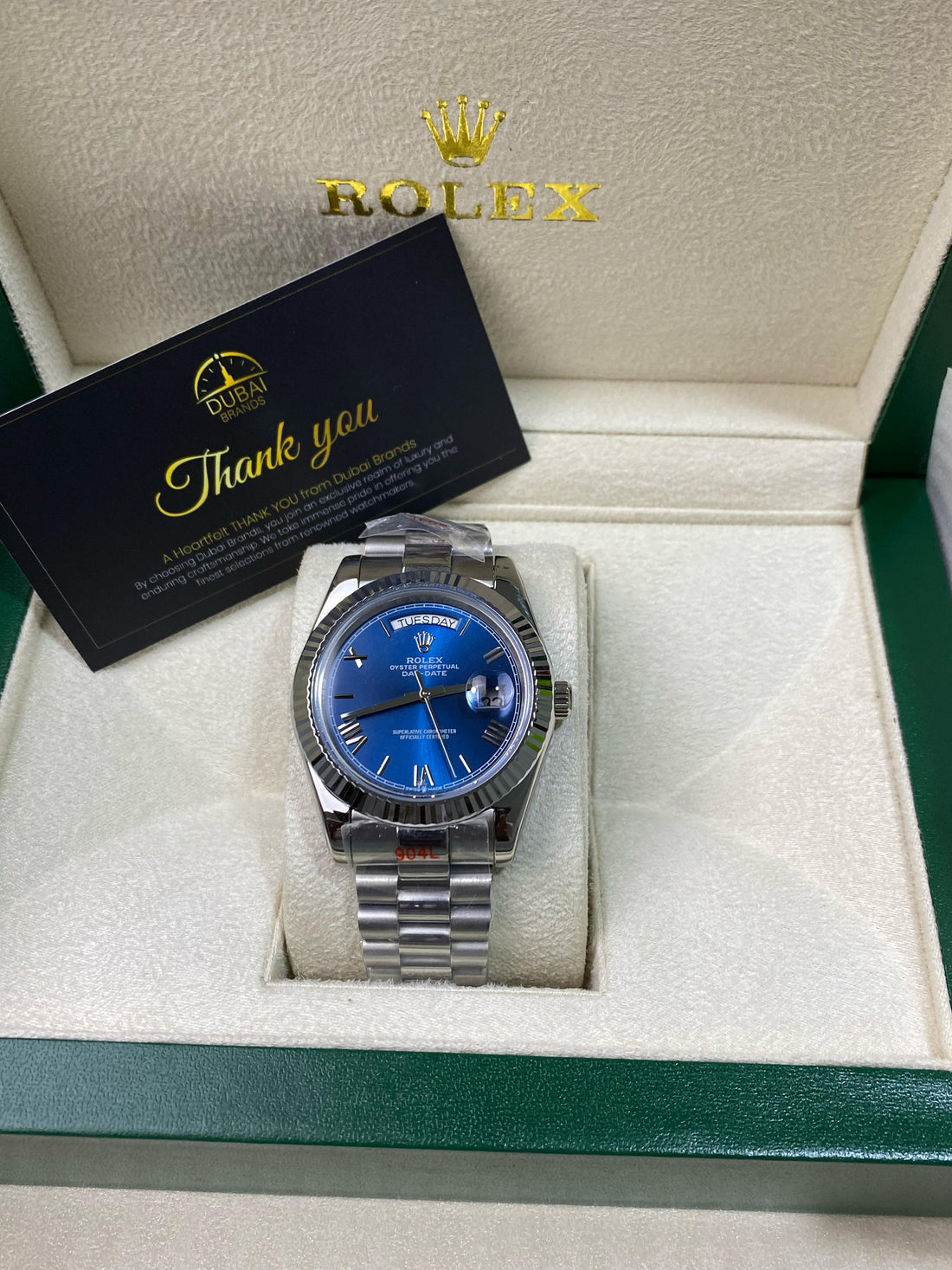 Rolex Day Date 40 Blue Dial