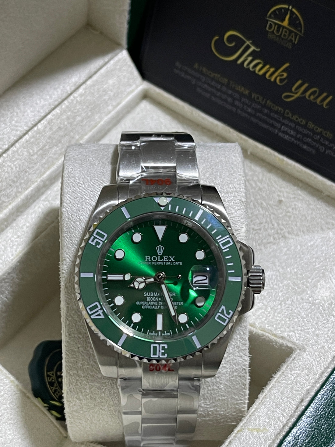 Submariner Date Hulk 40 Green Dial