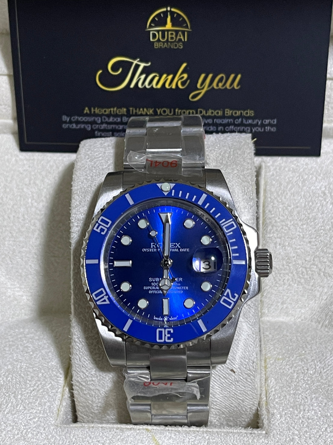 Submariner Date 41 mm Blue Dial