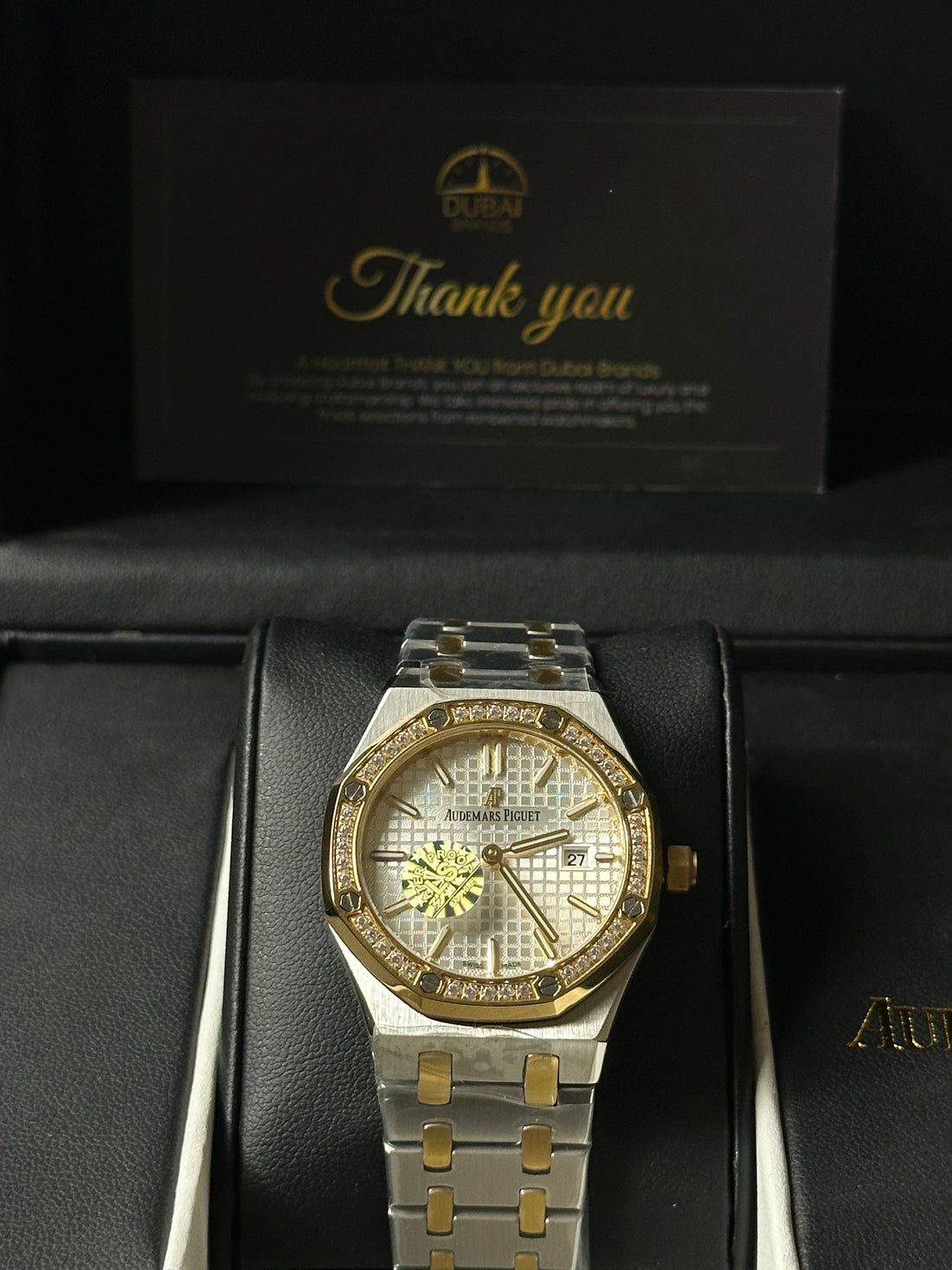 Royal Oak by Audemars Piguet – Two-Tone with Diamond Bezel