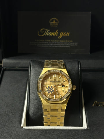Audemars Piguet Royal Oak – Full Gold Tone with Diamond
