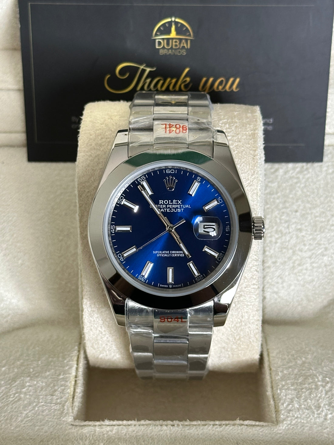 Rolex Datejust Blue Dial  Stainless Steel Automatic  41mm
