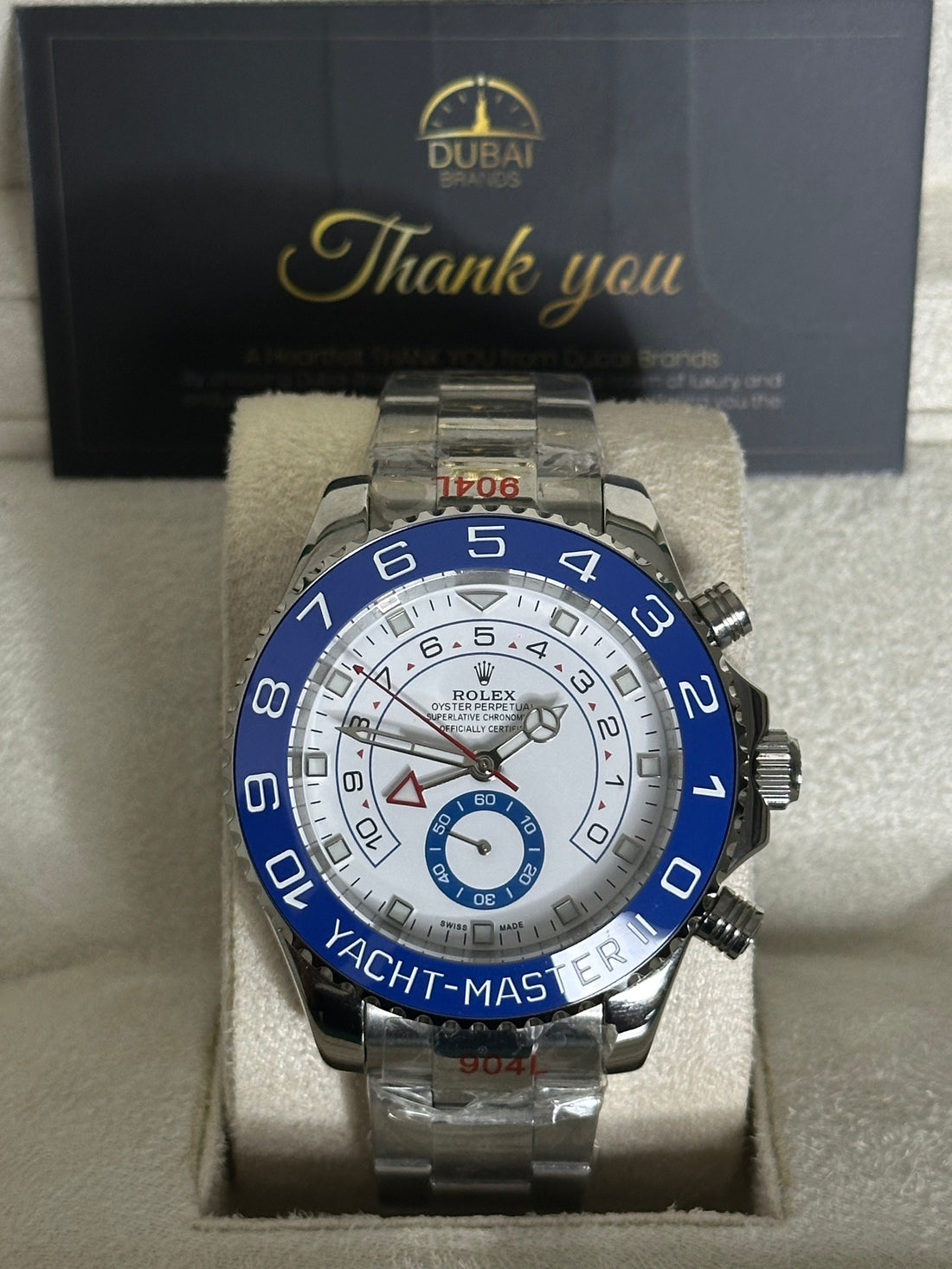 Rolex Yacht-Master II – Silver – White Dial – Automatic – 44mm