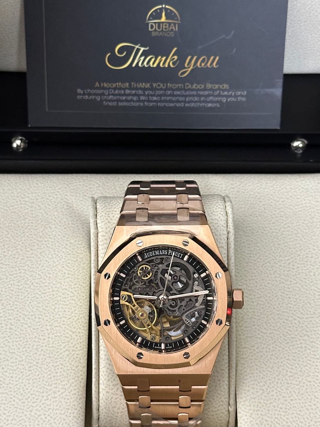Audemars Piguet Royal Oak Skeleton Rose Gold 