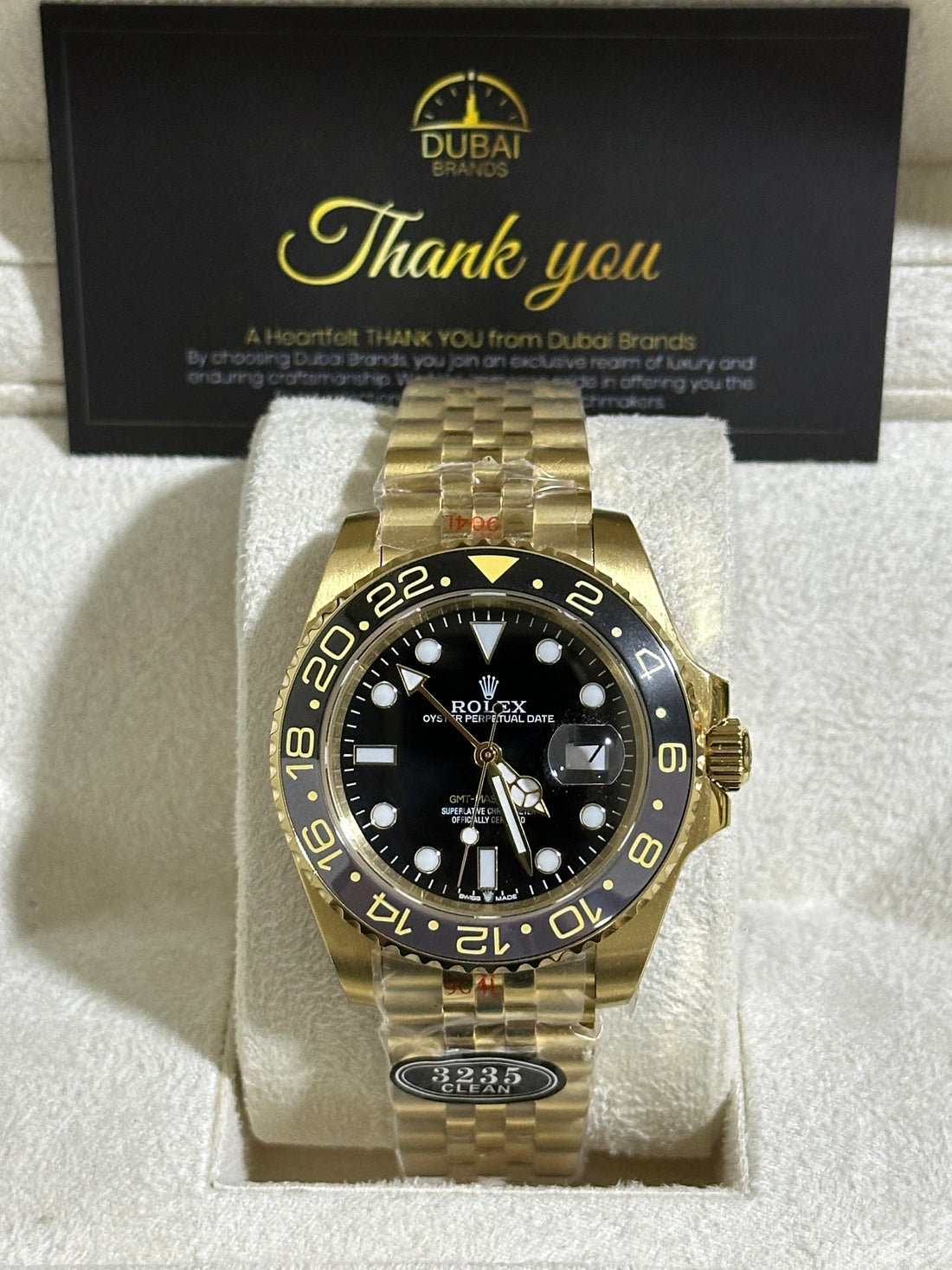Rolex GMT-Master II Yellow Gold  Black Dial