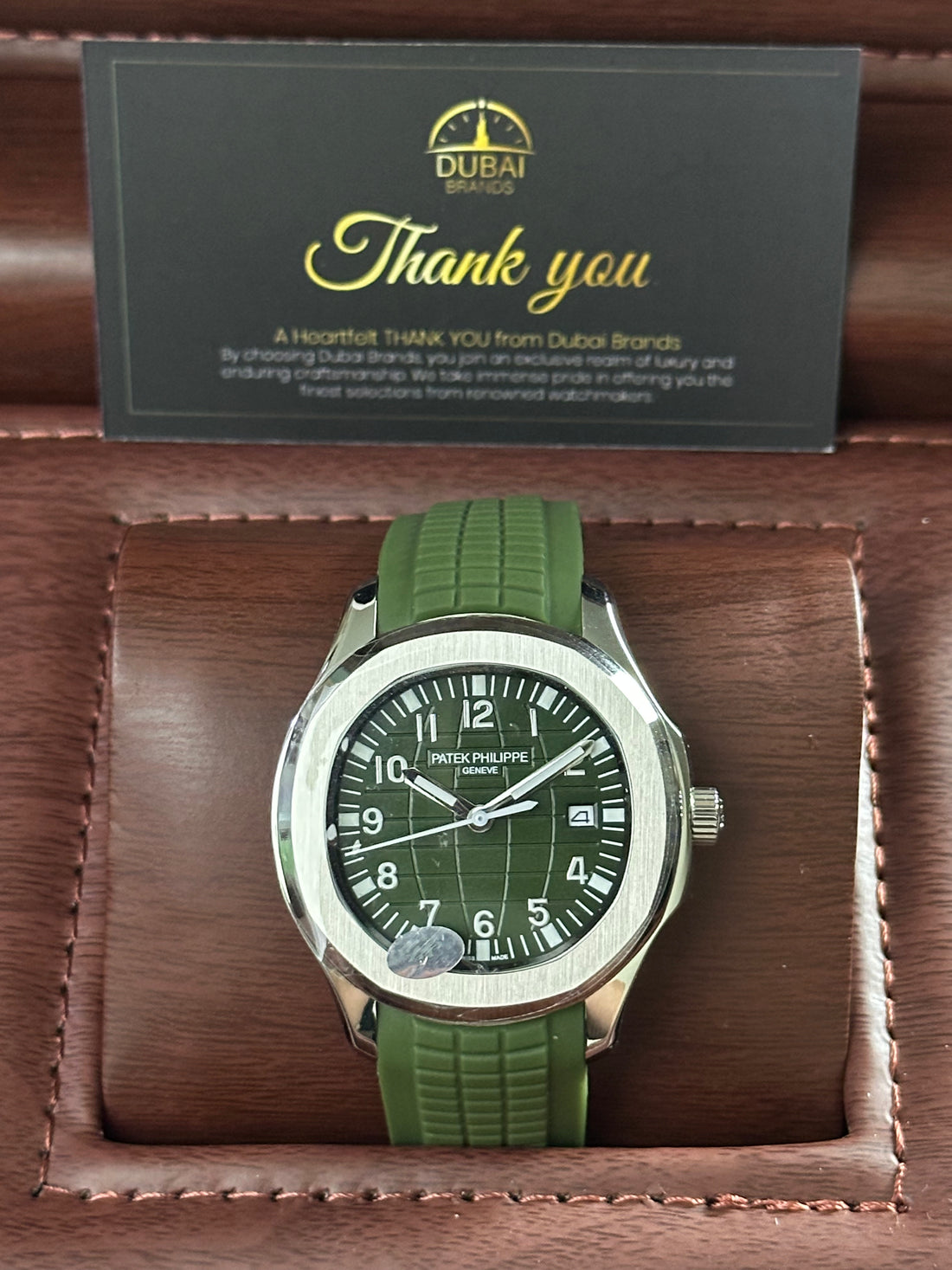 Patek Philippe Aquanaut  Green Dial