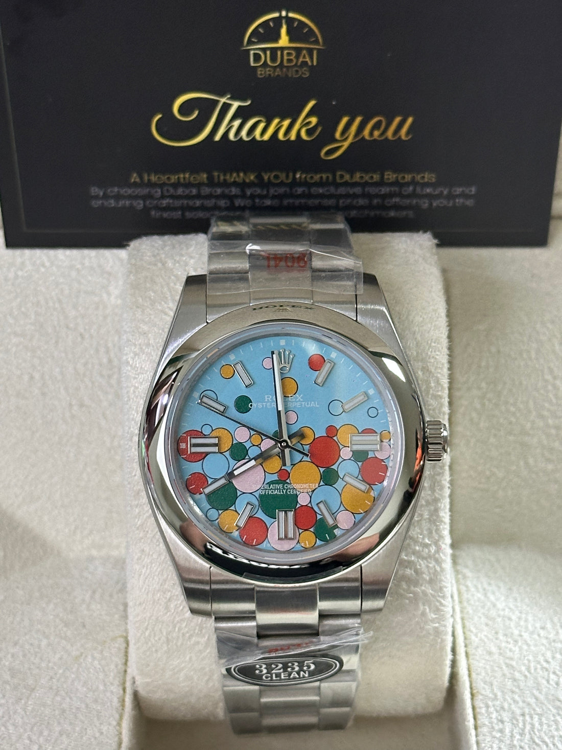 Rolex Oyster Perpetual “Celebration Dial” – 41mm
