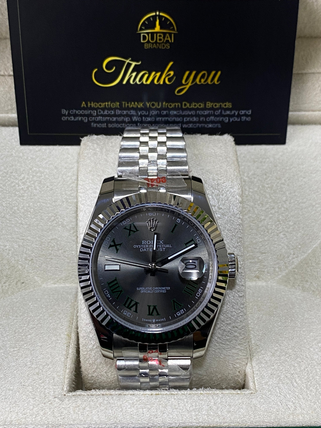 Rolex Datejust 41 mm Slate Dial Wimbledon