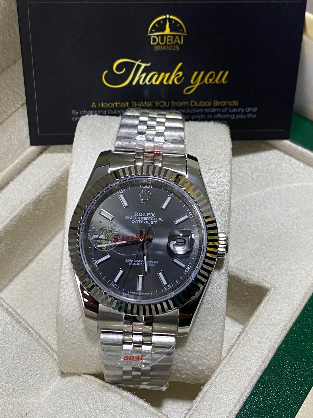 Rolex Datejust 41 mm Slate Dial Jubilee