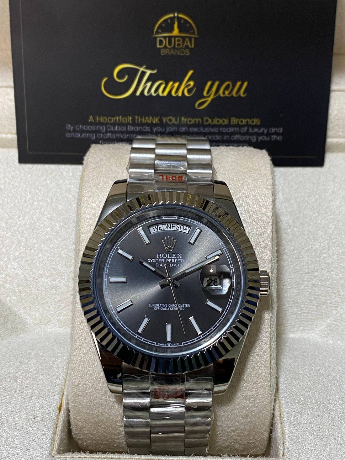 Rolex Day Date 40 gray Dial