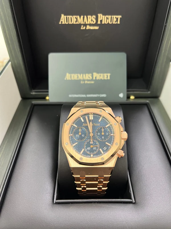 Audemars Piguet Royal Oak Chronograph  Blue Dial 
