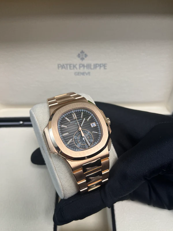 Patek Philippe Nautilus Rose Gold Black Gradient Dial 