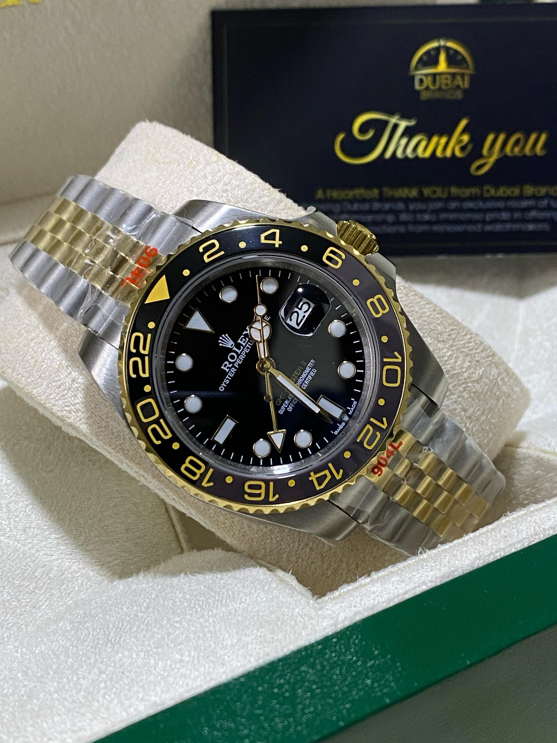 Rolex GMT-Master II 40 mm Half Gold