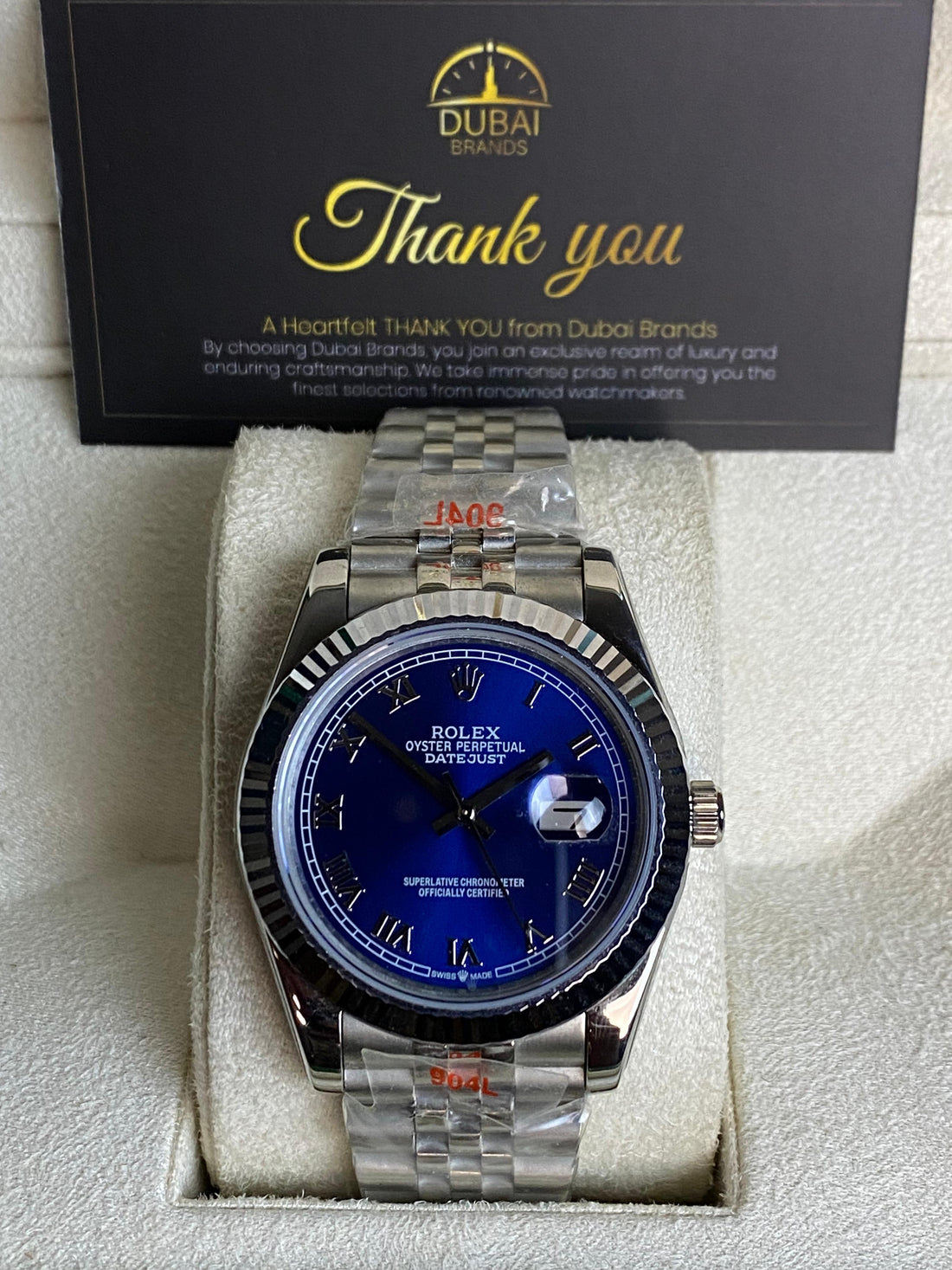 Rolex Datejust 41 mm Azzuro Blue Dial