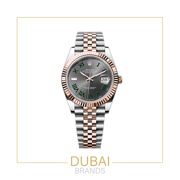 Rolex Datejust 41 mm Steel & Rose Gold Slate Dial