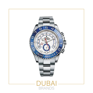Rolex Yacht-Master II – Silver – White Dial – Automatic – 44mm