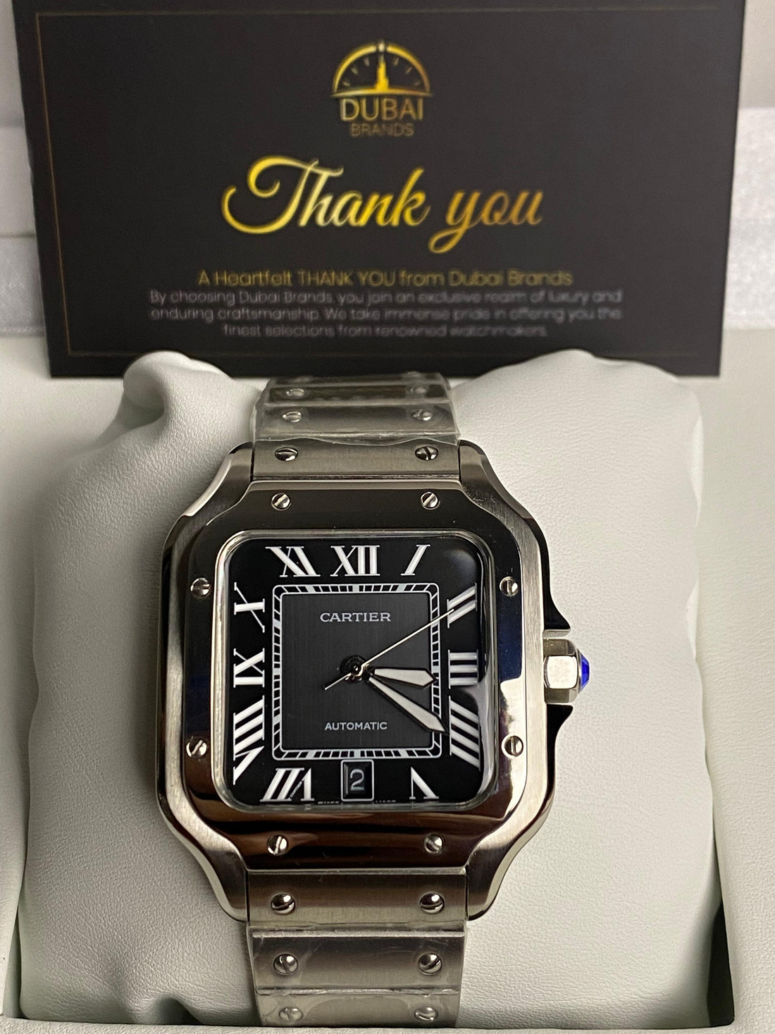 Cartier Santos de Cartier  Black Dial  40mm