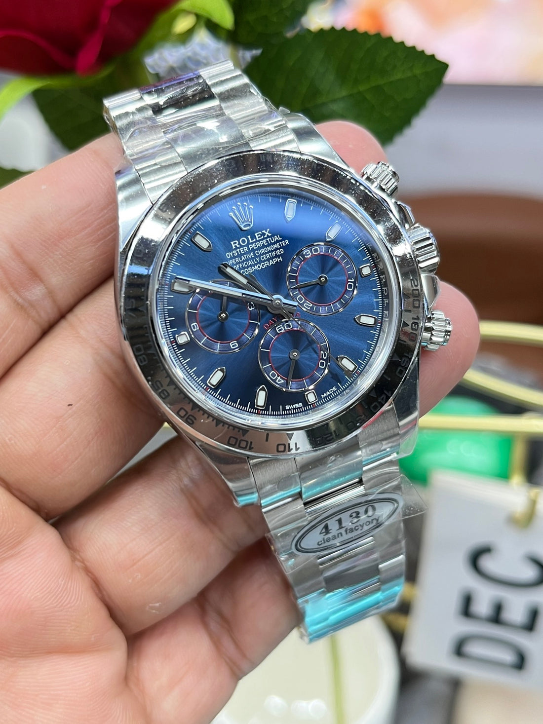 Super Clone Daytona Blue Dial Ceramic Movement