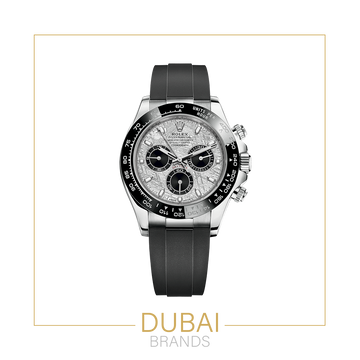 Rolex Daytona 40 mm Meteorite Dial Silver Oysterflex