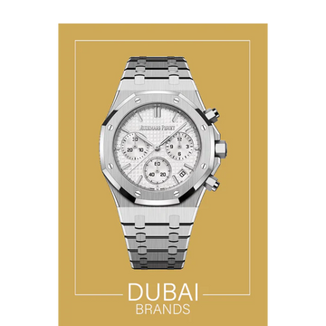SC Audemars Piguet Royal Oak Chronograph 41 Stainless Steel White Dial Integrated Bracelet
