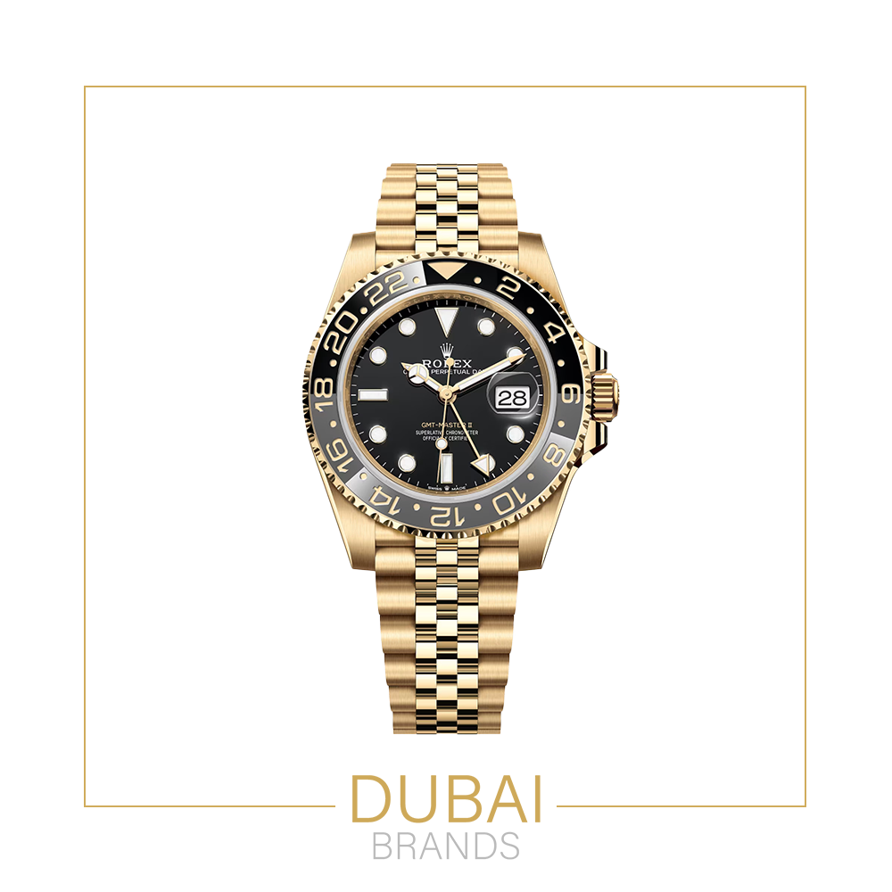Rolex GMT-Master II Yellow Gold  Black Dial