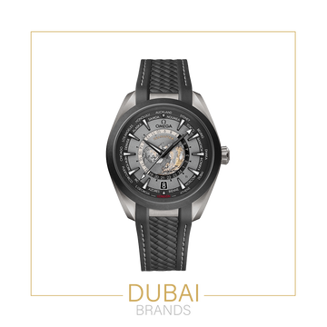 Omega Seamaster Worldtimer 43mm Black Dial Stainless Steel Case Black Rubber Strap