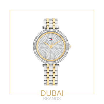Tommy Hilfiger Natalie Original Watch For Women 1782760 Crystal Dial Two-Tone Stainless Steel Bracelet