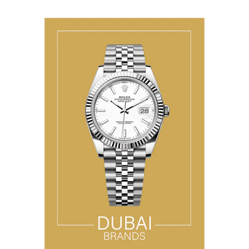 SC Rolex Datejust 41 Stainless Steel White Dial Jubilee Fluted