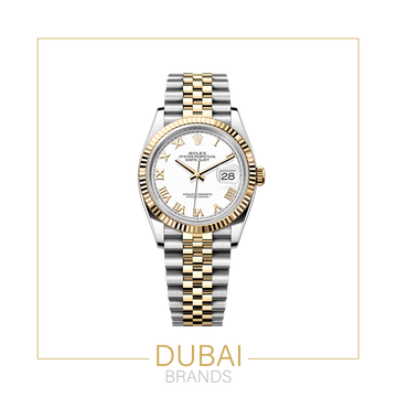 Rolex DateJust Silver-Gold White Dial