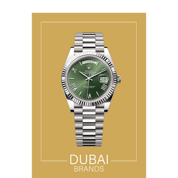 Rolex Day-Date – Green Dial – President – Fluted Bezel – Automatic – 40mm