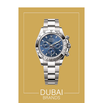 SC Rolex Daytona 40 Stainless Steel Blue Dial Red Accents Oyster