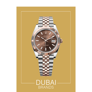 Super Clone Rolex Datejust 41 mm Chocolate Dial Two Tone