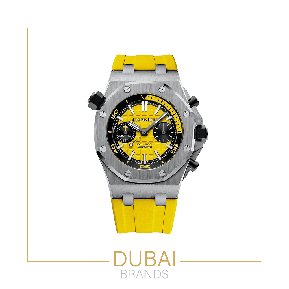 Audemars Piguet Royal Oak Offshore Diver Chronograph – Yellow Dial – Quartz