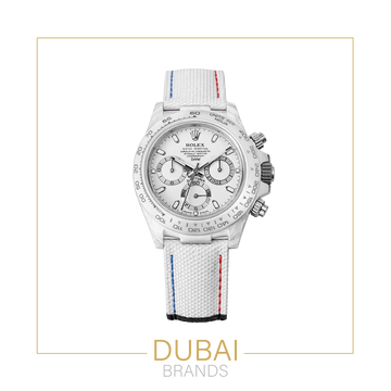 Rolex Daytona 40 Stainless Steel White Dial White Subdials Ceramic Rubber