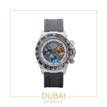 Rolex Daytona 40 Stainless Steel Grey Dial Multicolor Subdials Ceramic Rubber